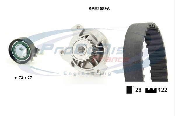 PROCODIS FRANCE Ūdenssūknis + Zobsiksnas komplekts KPE3089A